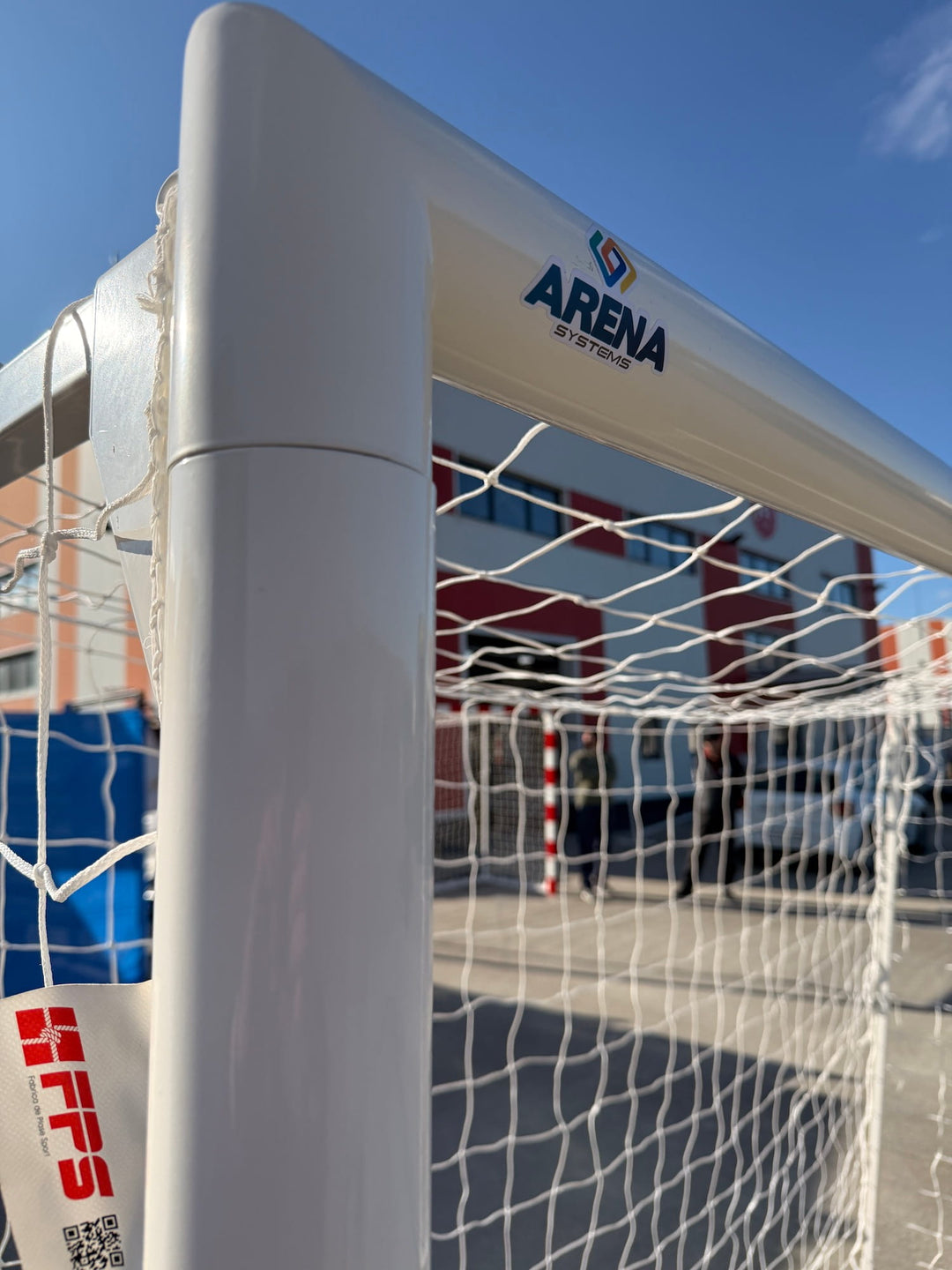 Set Porti minifotbal 3x2 m oțel Ø76 mm Arena Systems