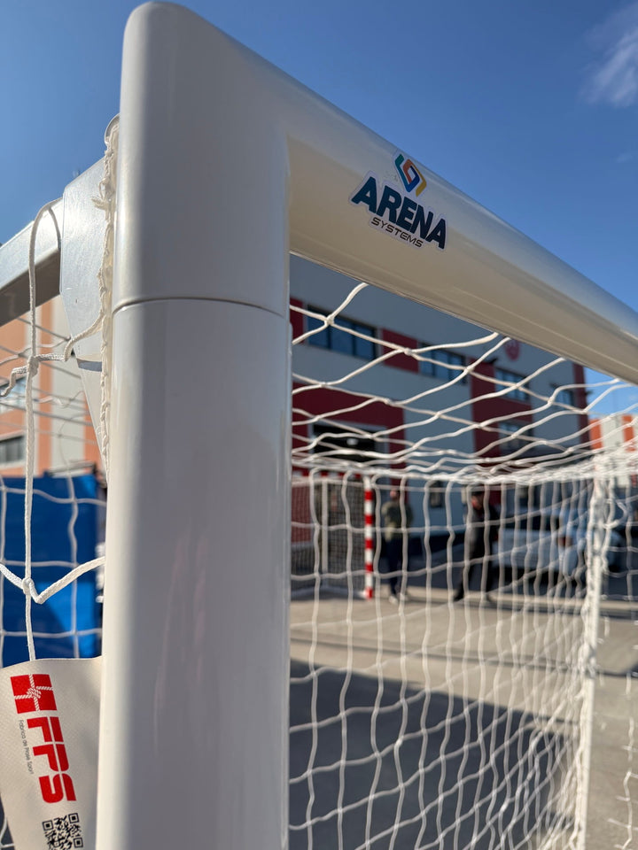 Set Porti minifotbal 3x2 m oțel Ø76 mm Arena Systems