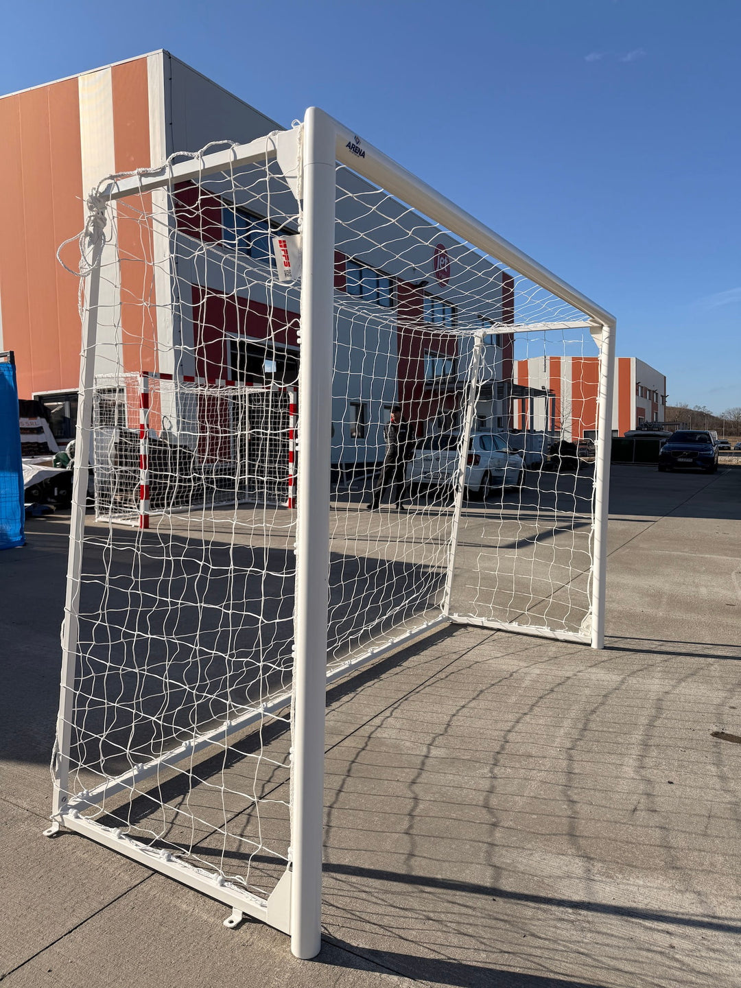 Set Porti minifotbal 3x2 m oțel Ø76 mm Arena Systems