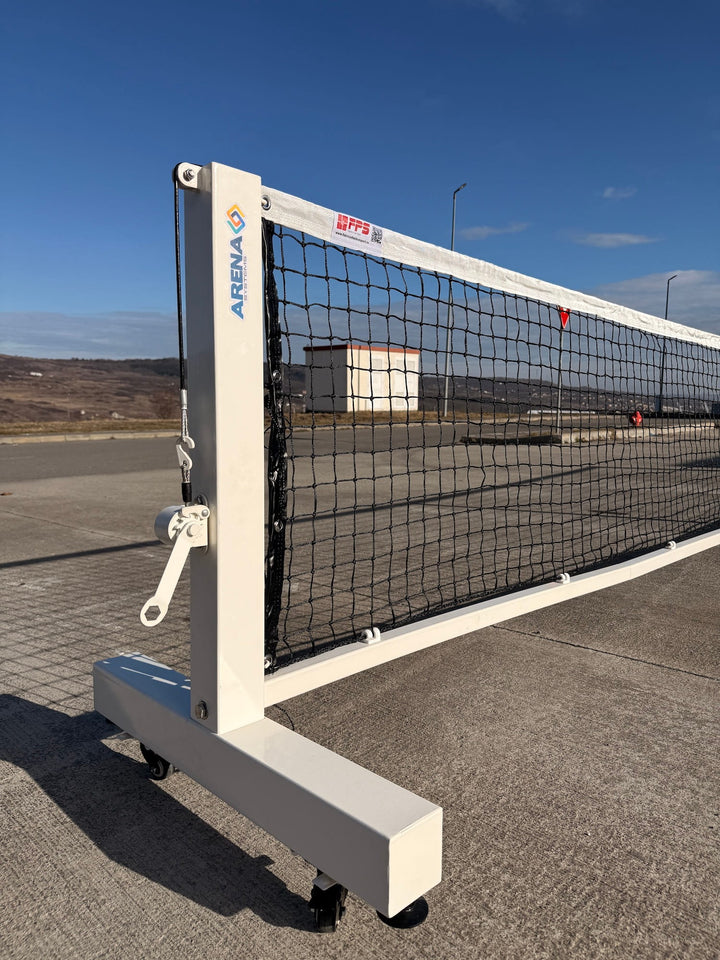 Stâlpi pickleball oțel zincat 80x80 mm, mobili Arena Systems