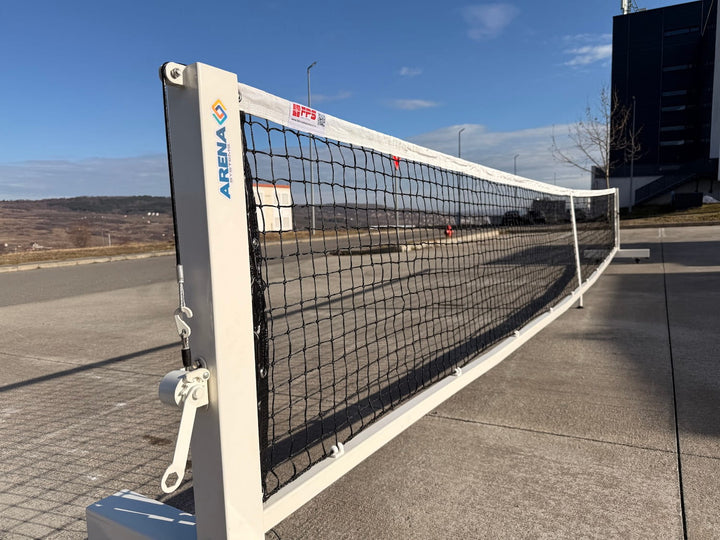 Stâlpi pickleball oțel zincat 80x80 mm, mobili Arena Systems