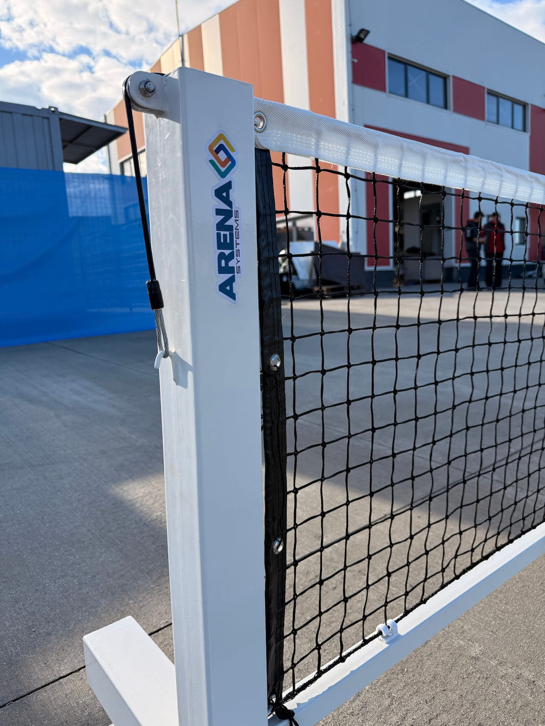 Stâlpi pickleball oțel zincat 80x80 mm, mobili Arena Systems
