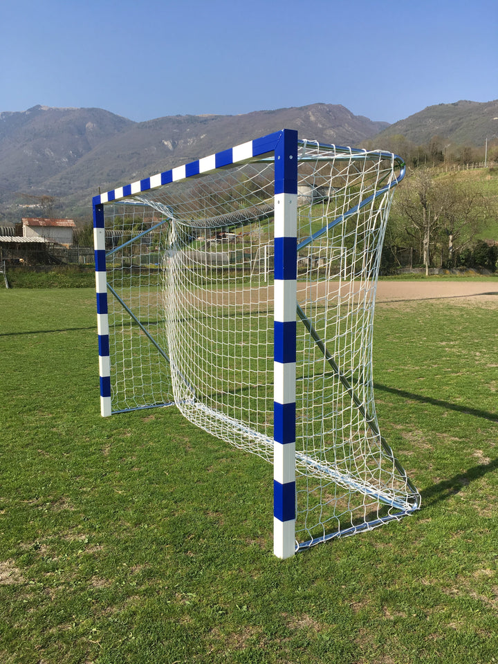 Poarta pentru handbal cu profil de aluminiu 80x80 mm
