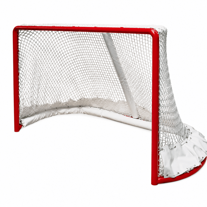 POARTA HOCHEI IIHF DIN OTEL VOPSIT ROSU 183 x 122cm