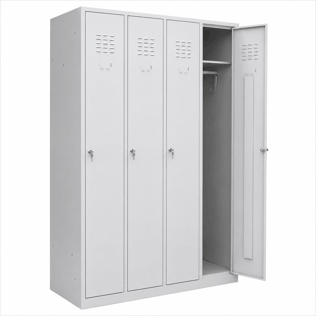 Vestiar 4 usi, LxlxH: 1175x450x1800. 4 cusete