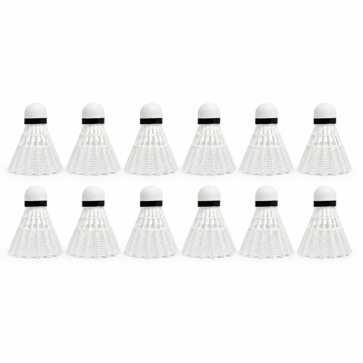 Set 12 Fluturași Badminton XQMAX Nailon