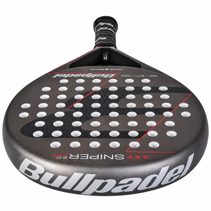 Rachetă Padel Bullpadel Sniper 2.0 Control Gris Oscuro