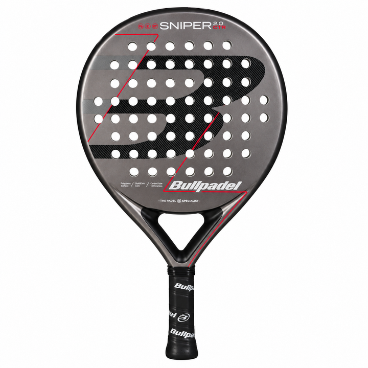 Rachetă Padel Bullpadel Sniper 2.0 Control Gris Oscuro