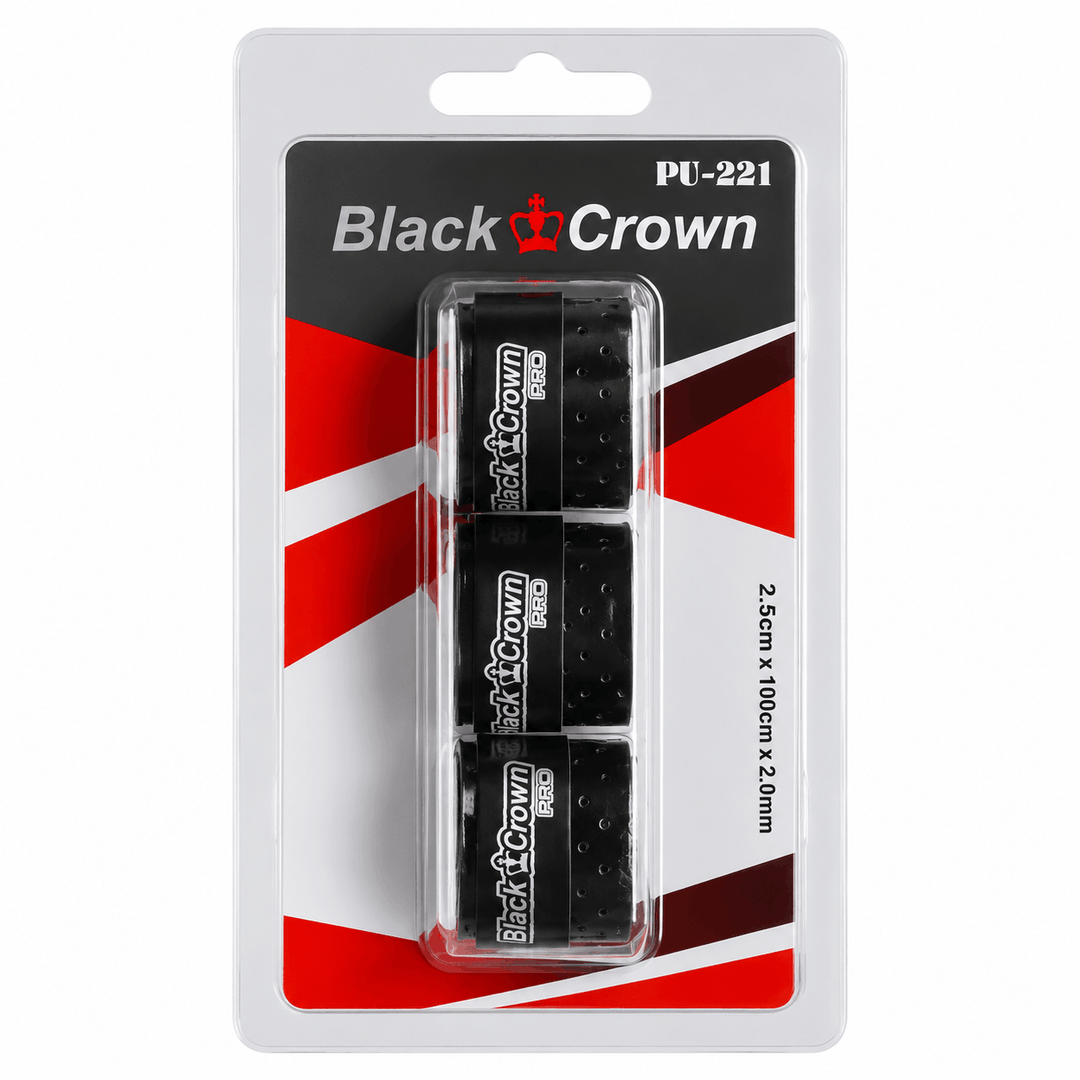 SET 3 OVERGRIPURI BLACK CROWN NEGRE