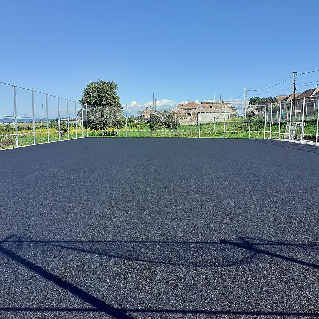 Stobitan P- sistem permeabil in 2 straturi, baza elastica din granule SBR + strat granule EPDM