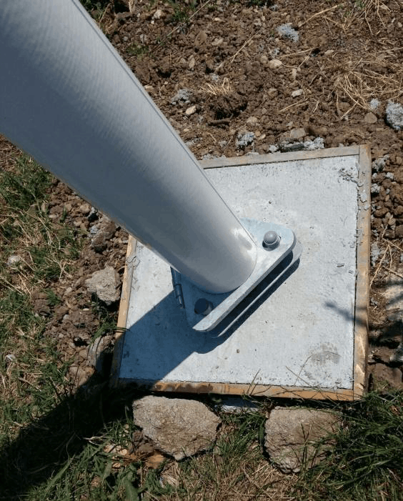 Catarg fibra de sticla cu tija pivotanta mobila