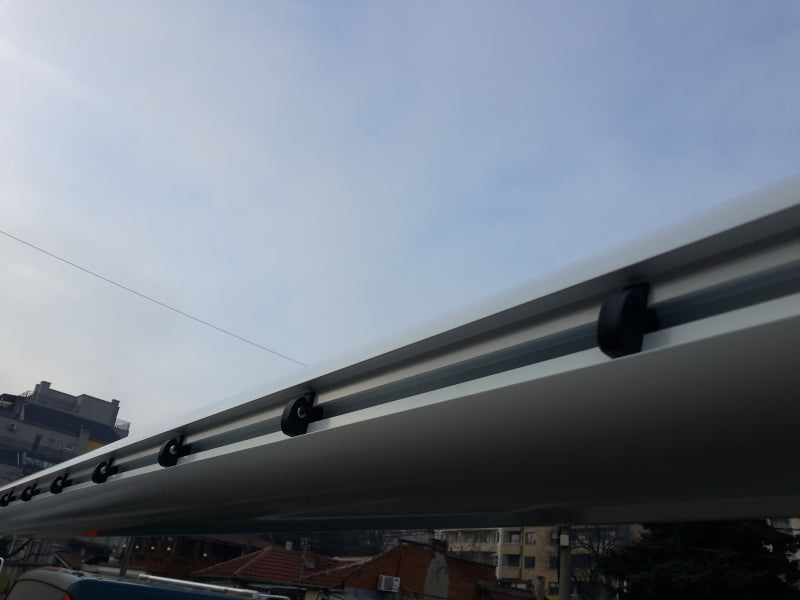 Cleme fixare plasa porti aluminiu negre. Set 100 bucăți